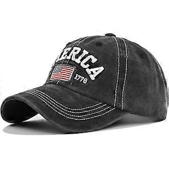 Basketballkappe für Herren und Damen, Mütze mit amerikanischer Flagge, Unisex, verstellbare Trucker-Mütze, Retro-Geschenk für Papa und Mama
