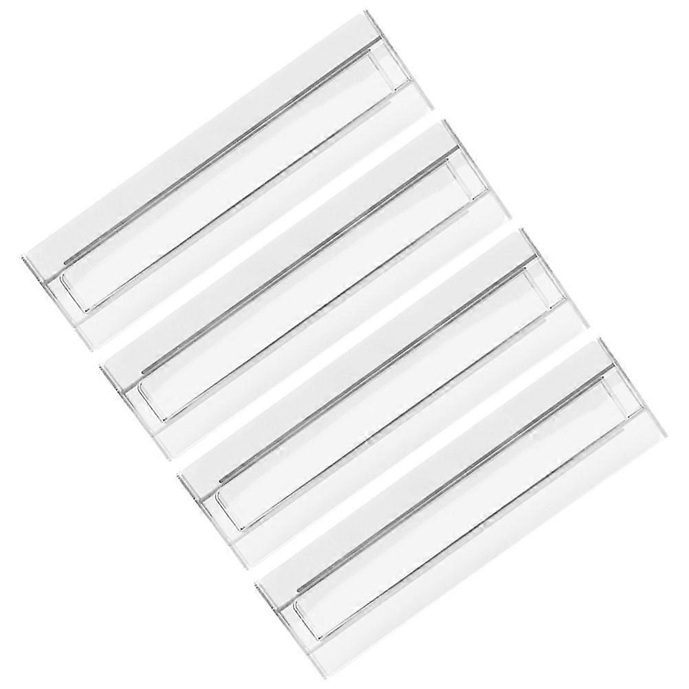 4pcs Flexible Drawer Divider Board Items Classification Separator Retractable Drawer Dividing Tool