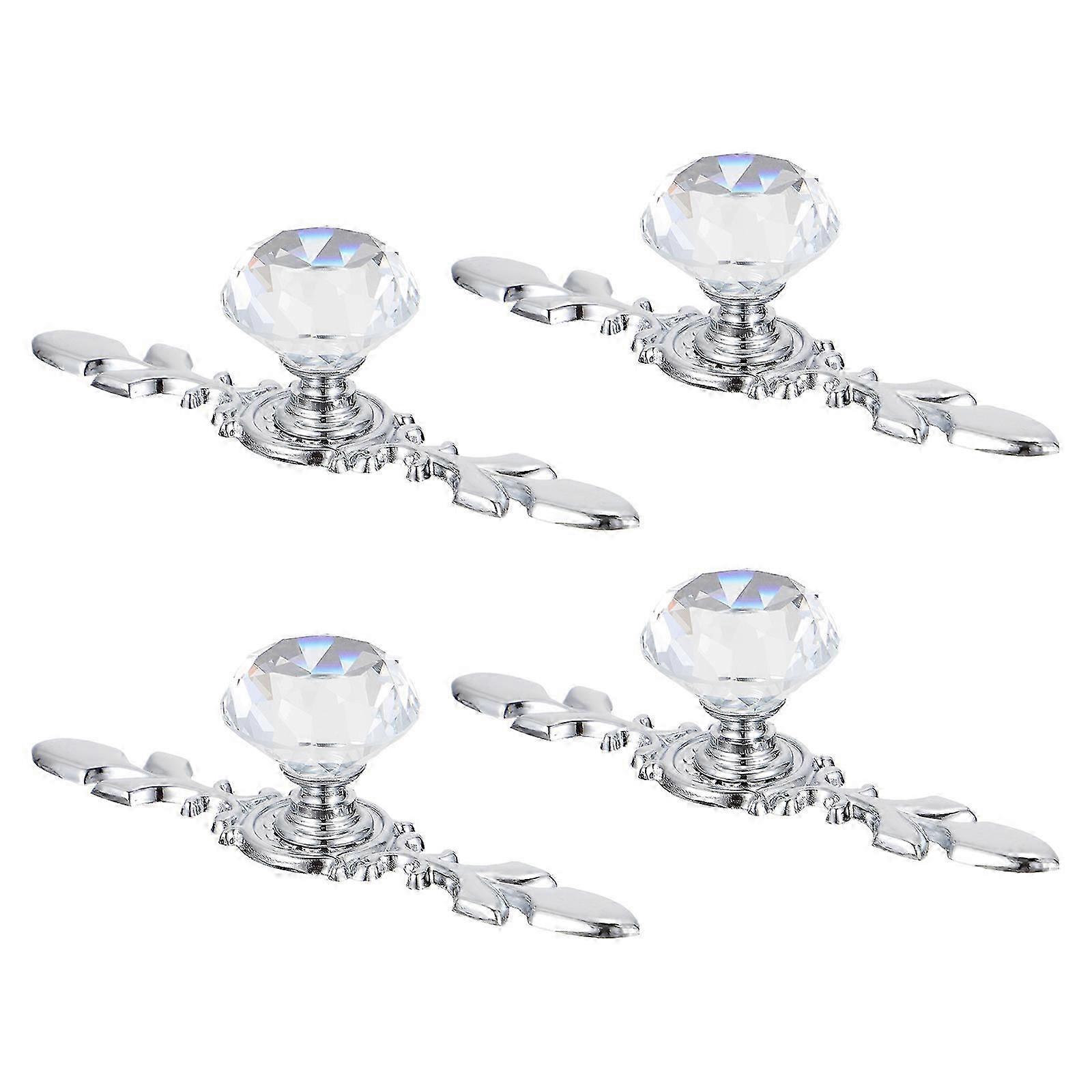 Interior Door Knobs Crystal Wardrobe Handle for Door 20Pcs Set