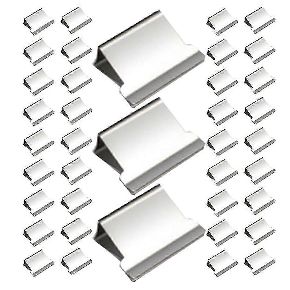 100Pcs Silver Metal Clips compatible with Organizing Documents and Test Papers