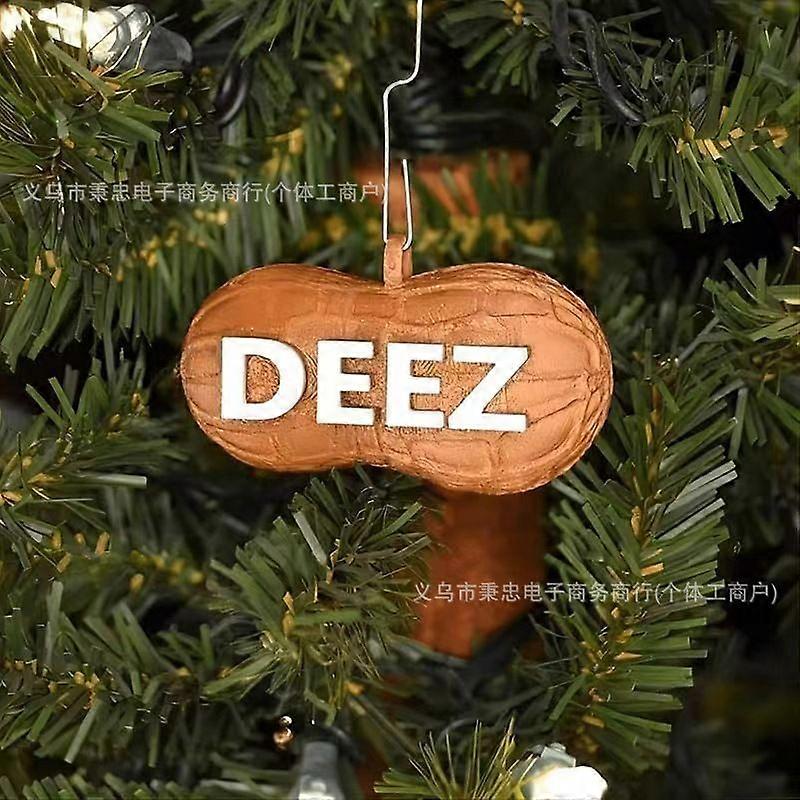 Deez Christmas Peanut Funny Creative Three-dimensional Pendant