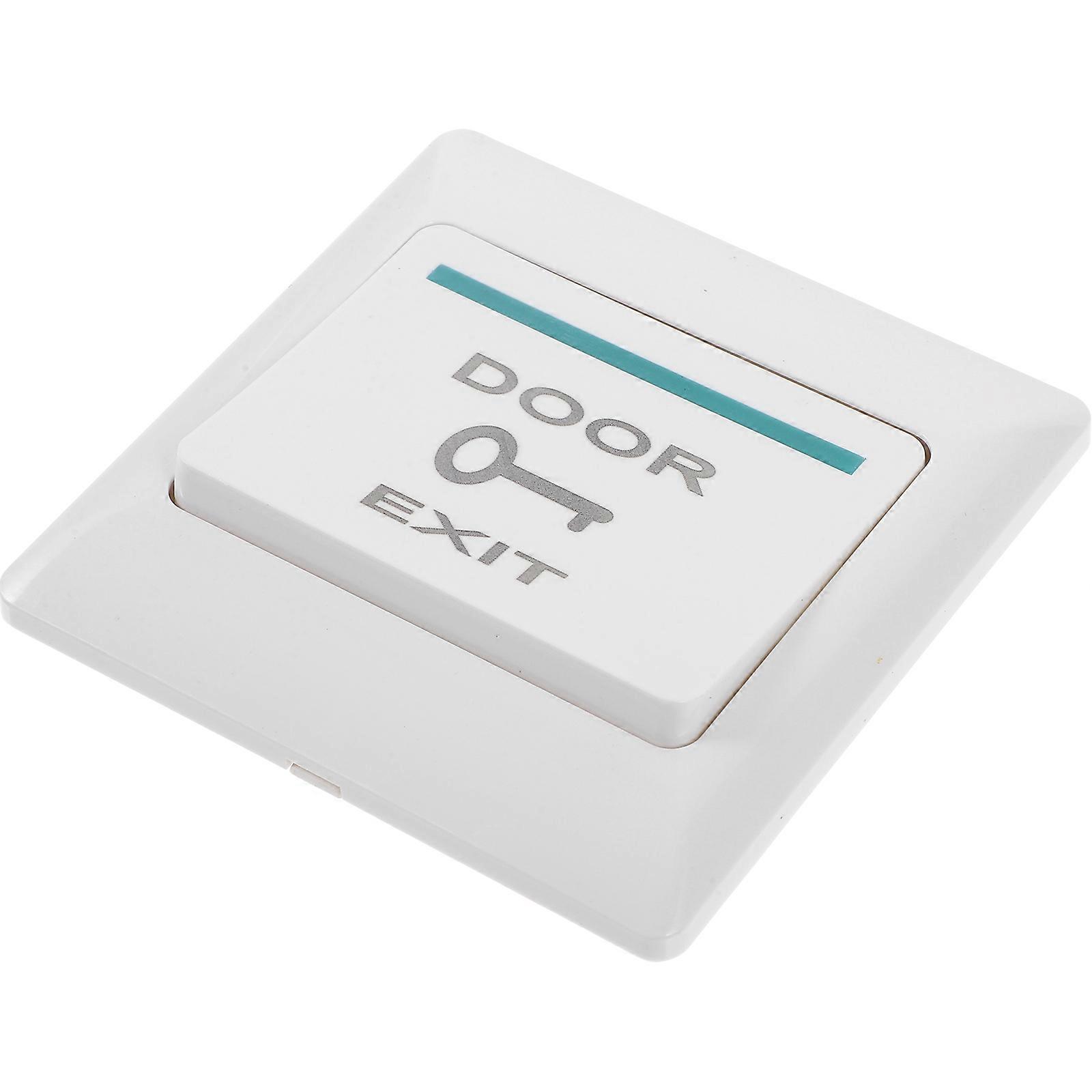Push to Exit Button Switch Panel Door Access Control System Door Bell Panel Plate Cover