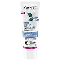 Organic myrrh and green tea toothpaste without fluoride 75 ml