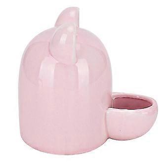 250 ml Keramik-Trinkbrunnen für Haustiere, geräuschloser Wasserspender, kompatibel mit Hamstern, Igeln und Eichhörnchen
