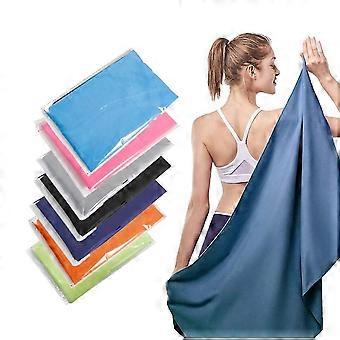 Toalhas de microfibra de 40x80cm para esportes de viagem secando rápido super absorvente ultra macio leve academia praia natação toalha de yoga