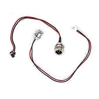 Balancing Scooter Hoverboard 3 Pin 3 Pole Connector 2 Wire Charging Port Replacement Practical Electric Balance Car Parts
