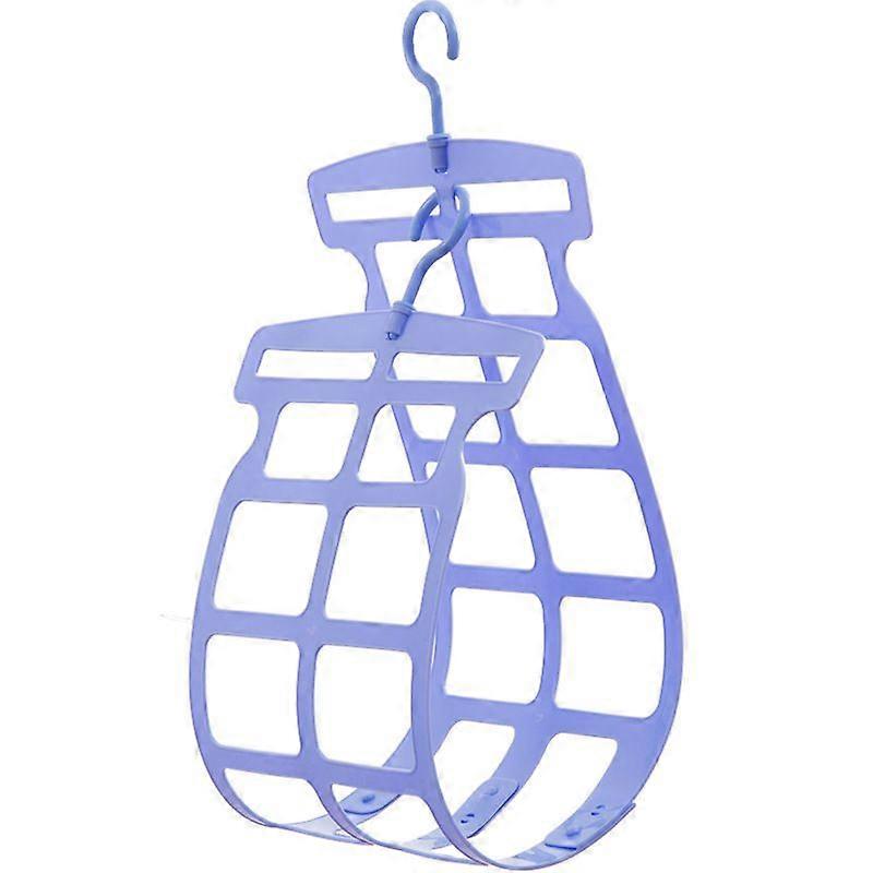 4pcs Blue Pillow drying rack, windproof plastic multifunctional drying clip, plush toy drying rack