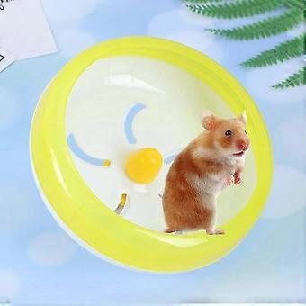 Kæledyrslegetøj Hamstertræningshjul 1 stk. Lydløst gult smådyrshjul
