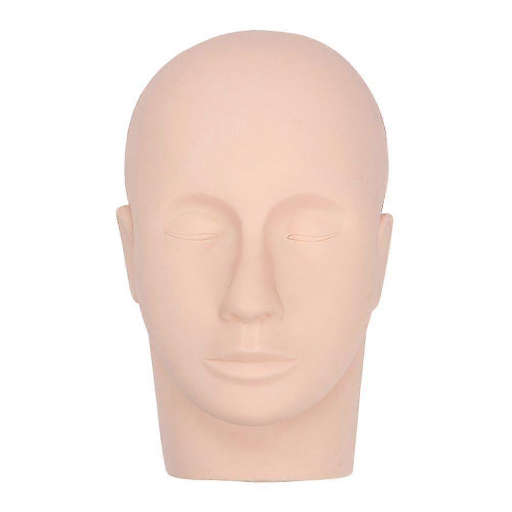 Eyelash Extension Mannequin Silicone Head Makeup Practice Training Tool