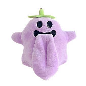 Lindo Colgante Llavero De Muñeca De Peluche Divertido Colgante De Peluche Llavero Para Monedero Mochila Bolso Púrpura