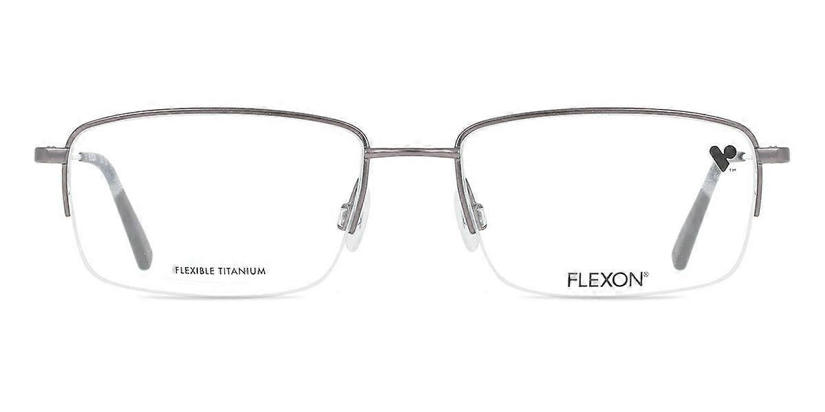 Flexon H6000 033 Semi Rimless  Men Rectangle Eyeglasses Original