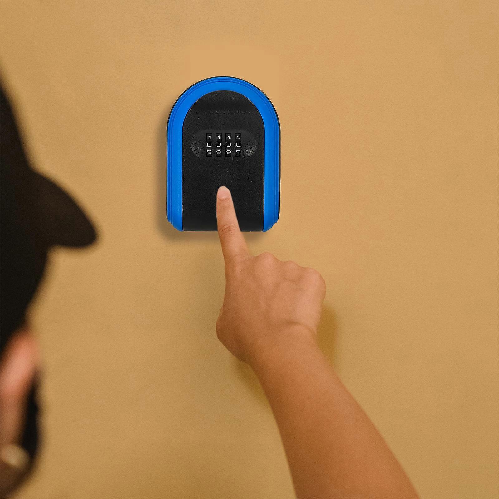 House Key Lock Box Wall Mount Key Lock Box Resettable Code Combination Keys Lock Box