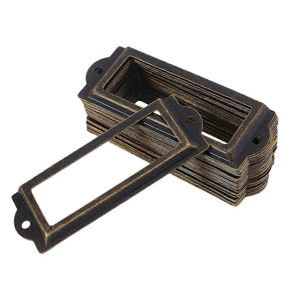 24 stks Geneeskunde Borst Label Pull Frames Bestand Label Frames Lade Label Frames