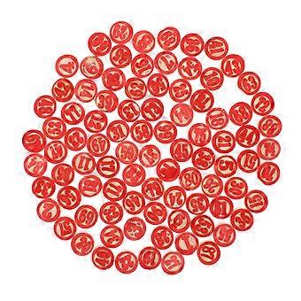 2 Sätze Schachfigur aus Holz Bingo Spielnummer Schach Ersatz Zubehör