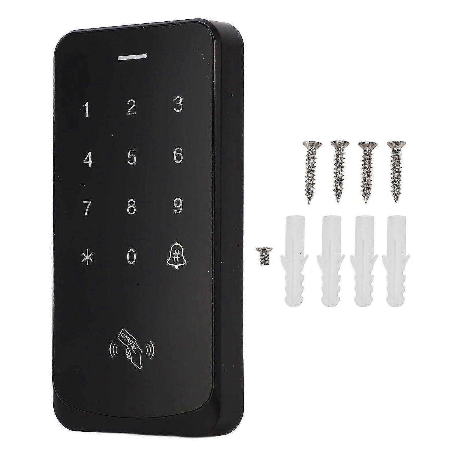 Access Control Keypad IP67 Waterproof Wireless Digital Card Reader Entry Door Lock with Blue Backlight