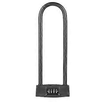 4-Digit Code Bike Lock - 28.5 cm with Long Shackle - Waterproof Bike Lock with Resettable Code - Anti-Theft for Electric Scooters, Gates, Mountain Bi