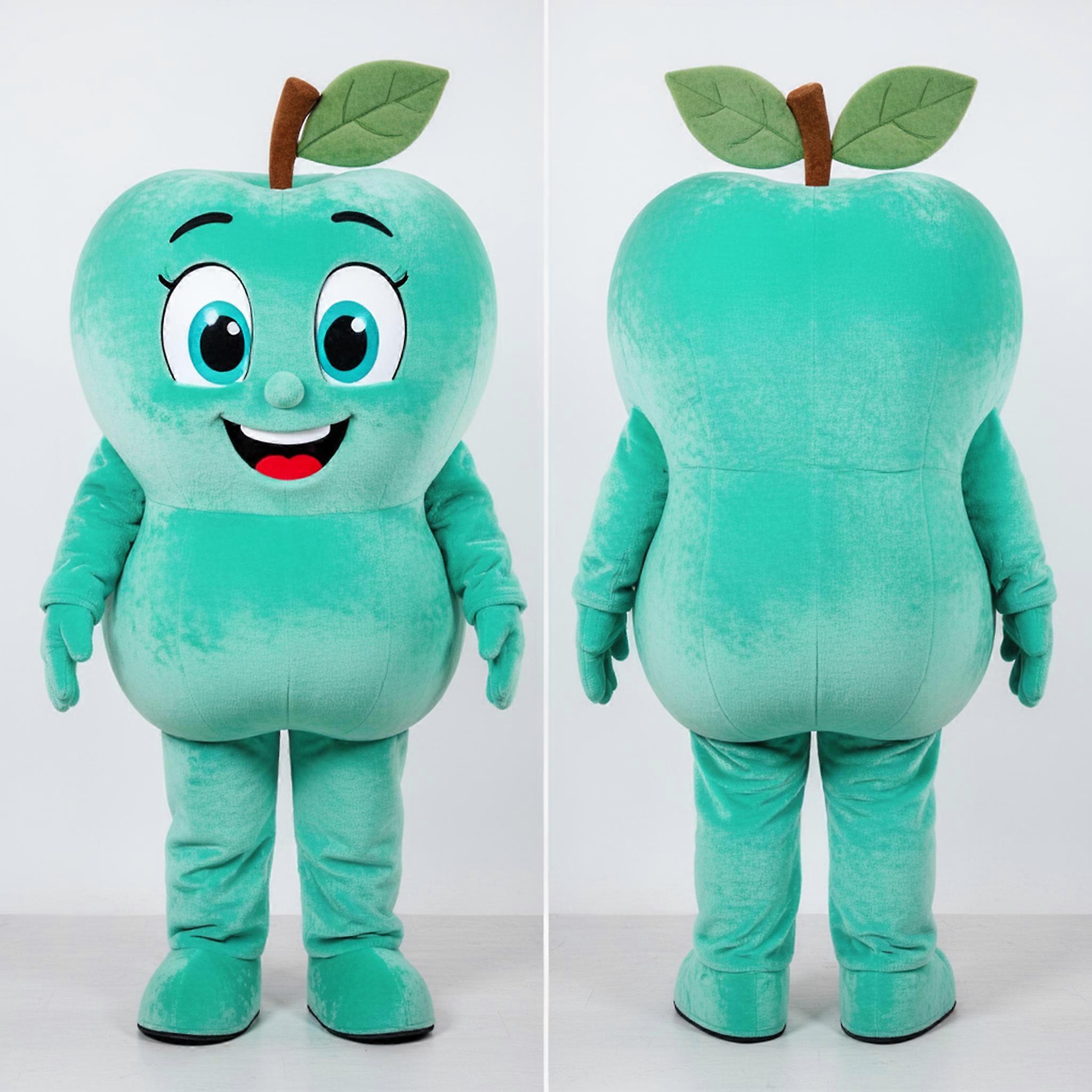MASTICOT Turquoise Rounded Apple Mascot