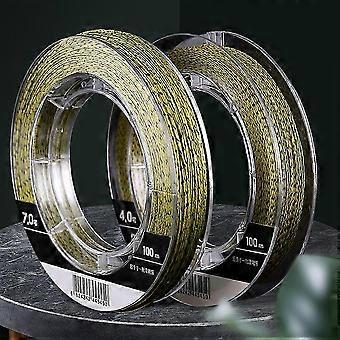 Kaesi 100m Strong PE 4 Vertentes Tecer Linha de Pesca Corda Ferramenta de Equipamento Acessório de Peixe