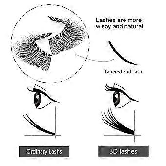 Artificial Eyelashes 5 pairs False Eyelashes Natural Invisible Band Professional