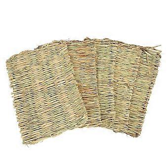 Lot de 5 tapis d'herbe pour lapin, 4 saisons, universals, chauds, tisss, pour cochon d'Inde, perroquet, hamster, rat