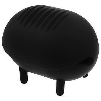 Black Silicone Makeup Sponge Holder for Storage Foundation Sponge Travel Box