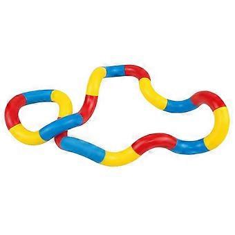 Multi-segment Twist Fidget-legetøj, sensorisk stresslindring og fokustræningsslangelegetøj til børn og voksne