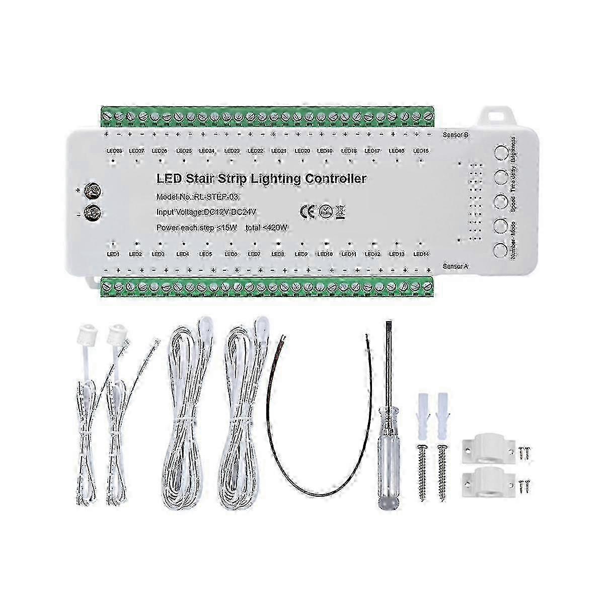Stair LED Motion Sensor Controller Smart Stair Induction Dimmer Light Controller