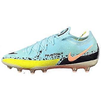 Chaussures de football Nike Phantom GT2 confortables pour terrain synthétique, antidérapantes et résistantes à l'abrasion, pour homme, bleu et noir DC0748-408