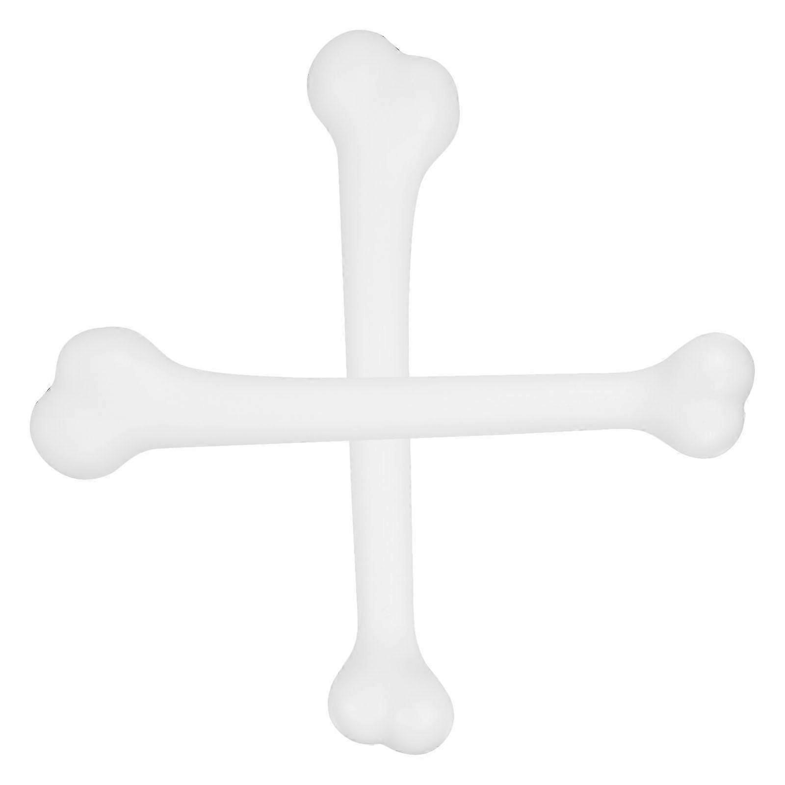 2pcs Halloween Party Bone Props Horrible Bone Decors Plastic Bone Props