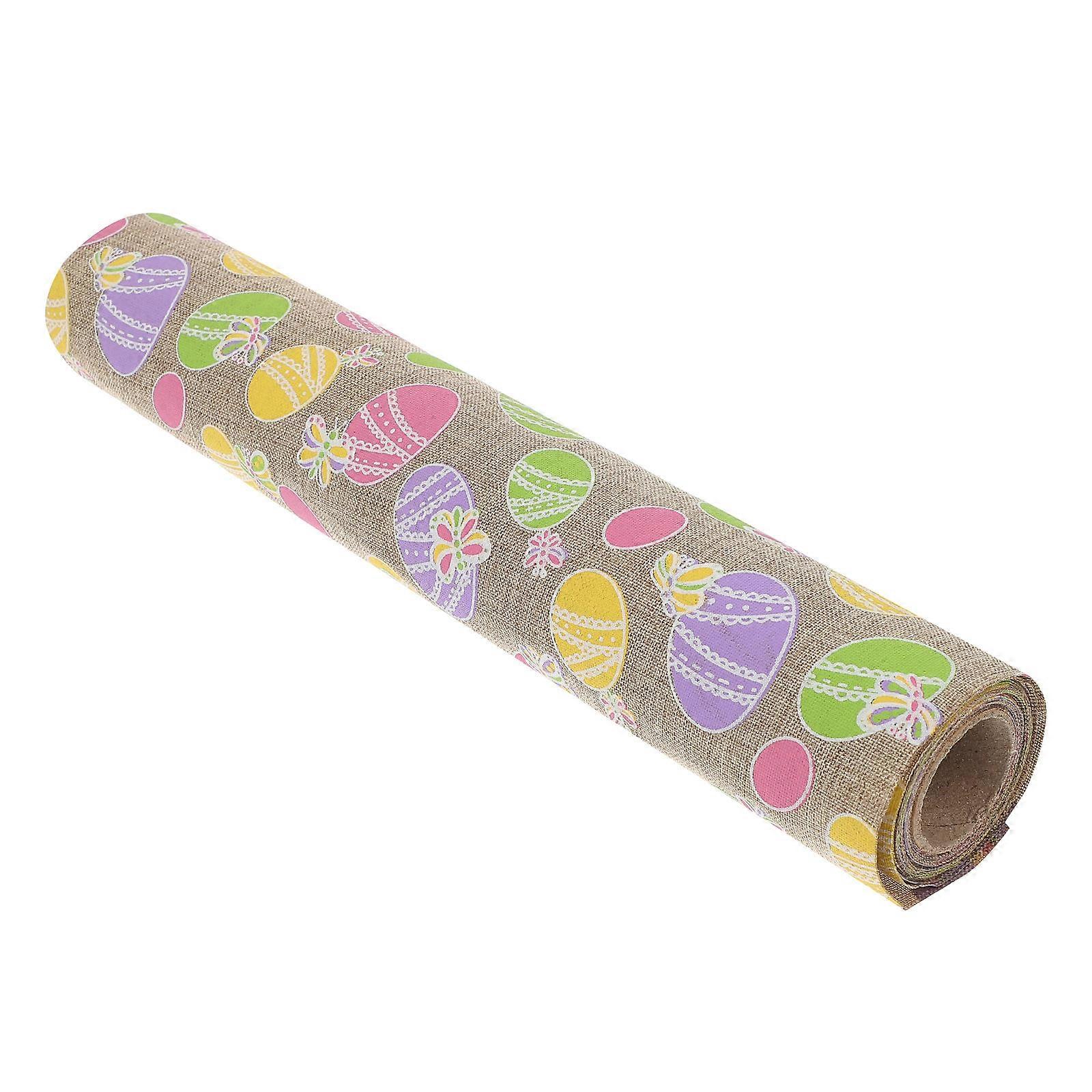 Easter Table Runner Linen Table Overlay for Decoration Easter Decorations