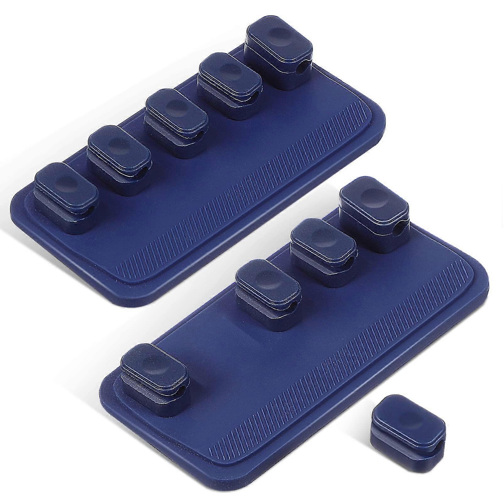Magnetic Cable Holder Set for Desk, MultiCable Organizer Clips with Quick OneHand Access
