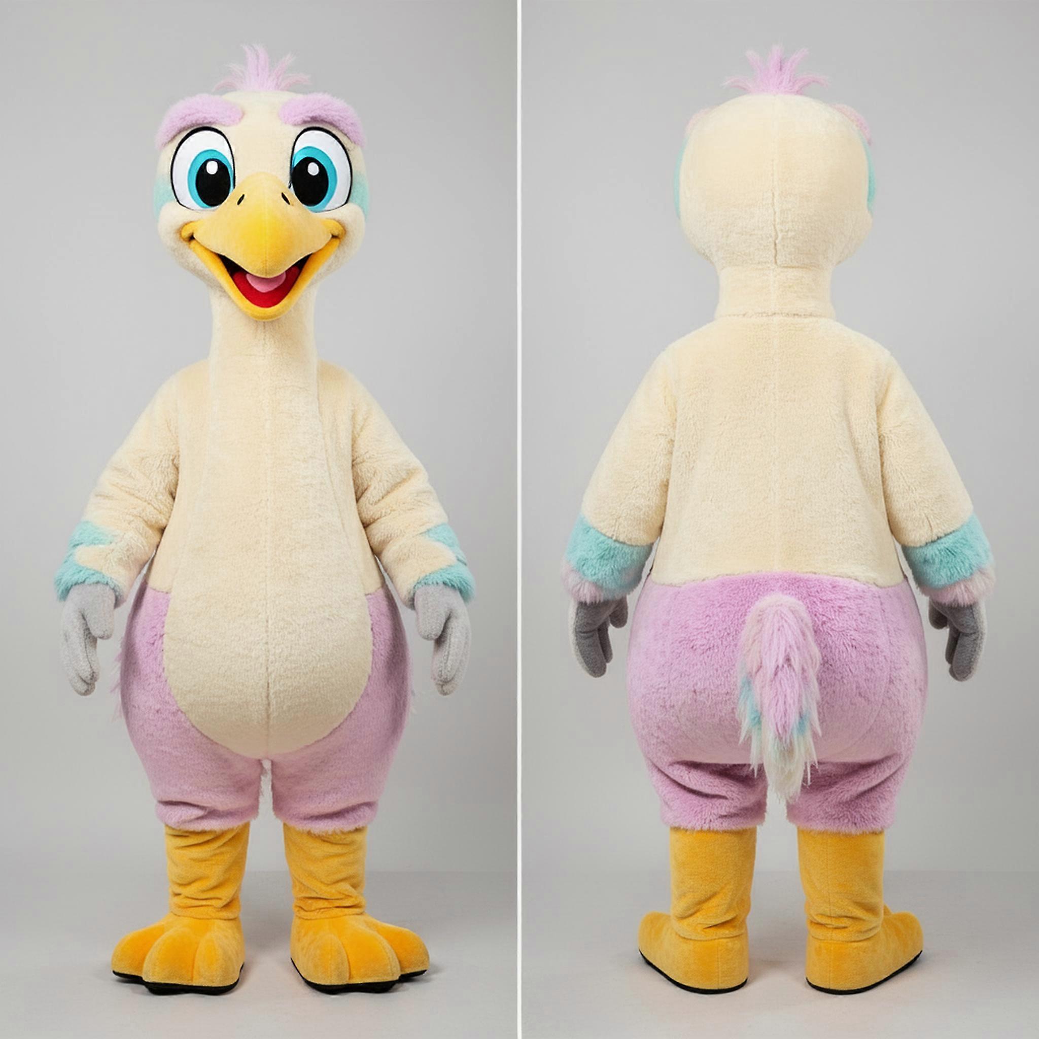 MASTICOT Creamy Soft Emu Mascot