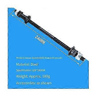 240mm Lengthened Rear Axle compatible with Mountain Bike Snow Bike Fat Bicycle Refit