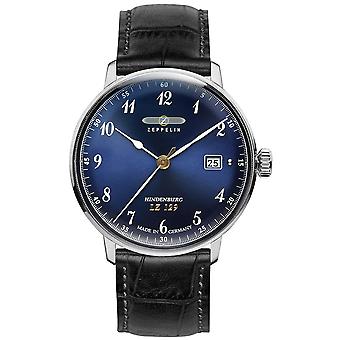 Zeppelin 7046-3 quartz horloge voor Analoge Quartz Mannen met Koeienhuid Armband 7046-3