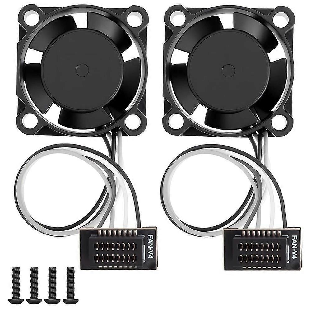 2 Pack Hotend Cooling Fan for Bambu Lab P1P/P1S 3D Printer - Enhanced Airflow & Performance