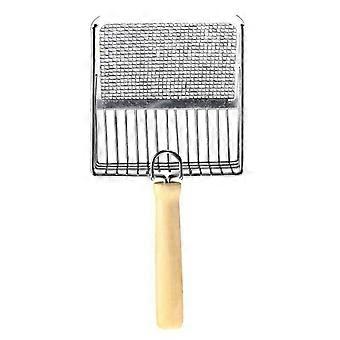 Metal Cat Litter Scoop, Fine Mesh Stainless Steel Sifter for Clumping Litter and Small Granules
