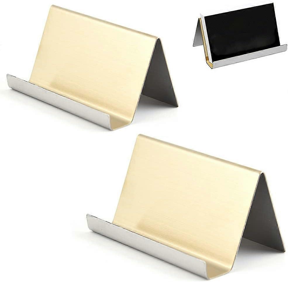Drop-Resistant Stainless Card Holder