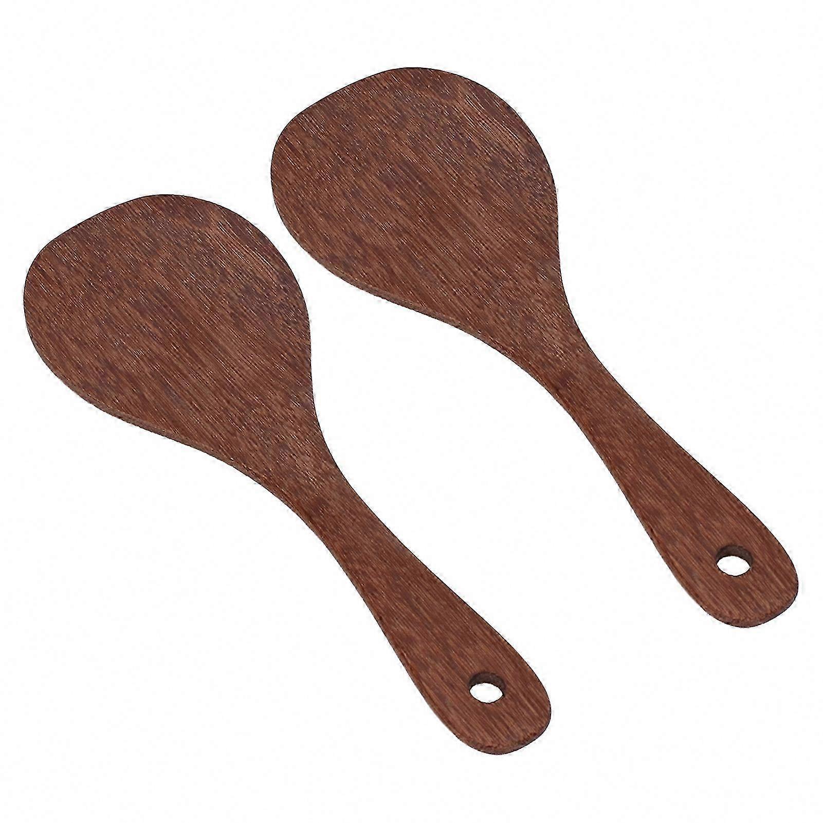 Solid Wood Rice Paddles Set 22x8cm