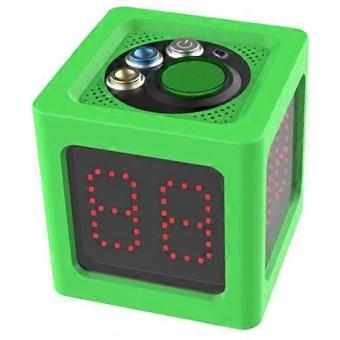 Cube Timer 1.4in 4 Sided Digital S Countdown Stopwatch for Chess and Card Competition Countdown Timer Green-JNNJV