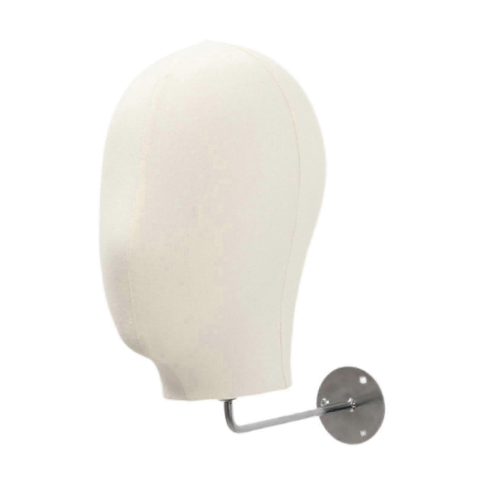Linen Iron Mannequin Head Wall Display