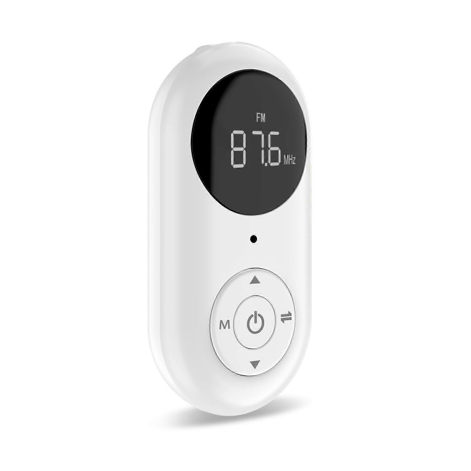 Digital Display Bluetooth 5.3 Audio Receiver with FM Transmitter