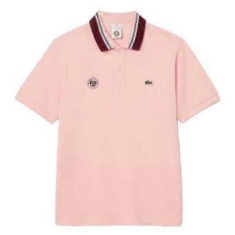 Lacoste Mens Roland Garros Side Slits Relaxed Fit Short-Sleeved Polo Shirt