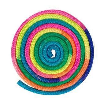 Gymnastiek Touw 3 Meter - Regenboog Springtouw voor Ritmische Gymnastiek