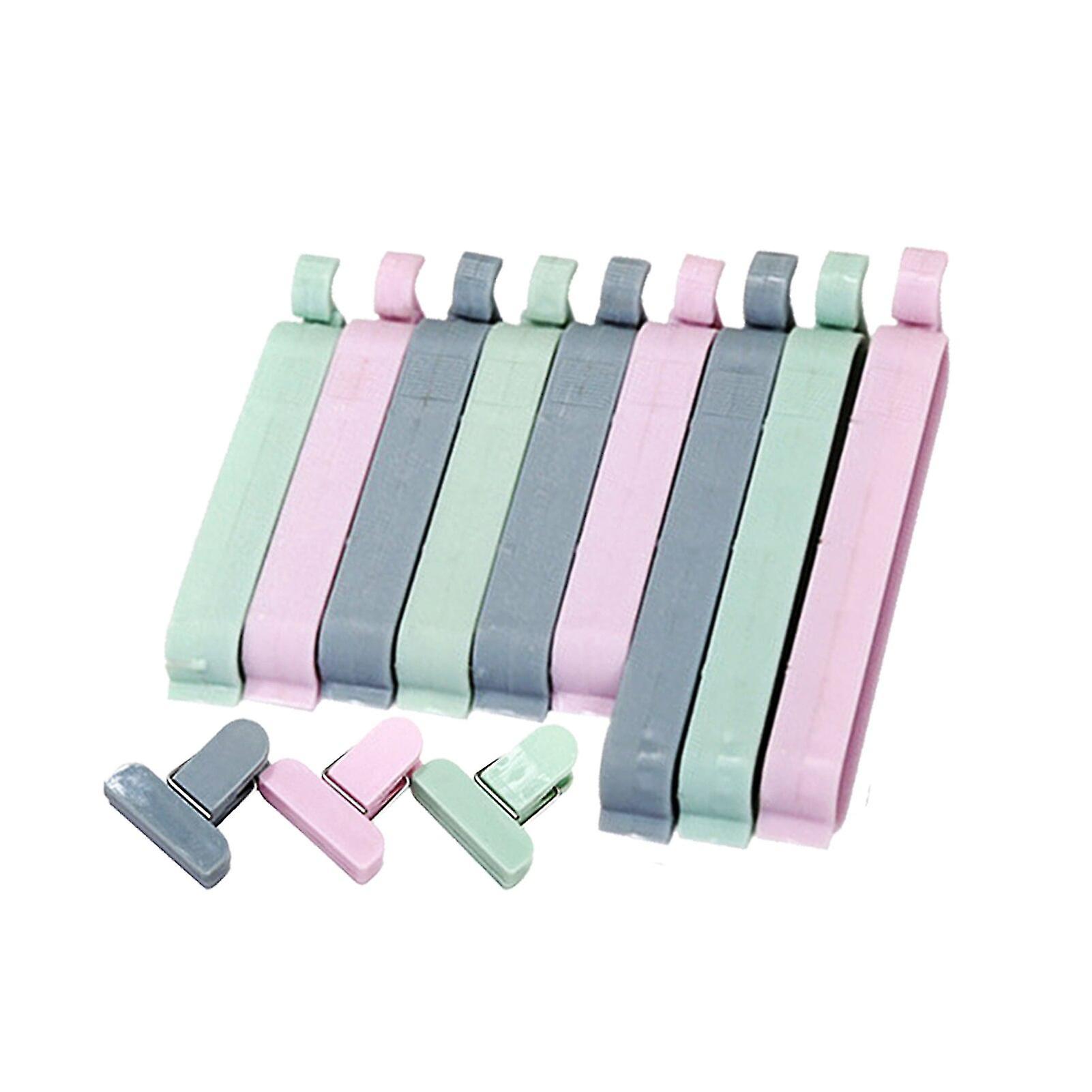 12pcs Storage Bag Food Cliptravel Office Snack Sealing Clamp Mini Kitchen Portable Fresh Home Accessories Tool