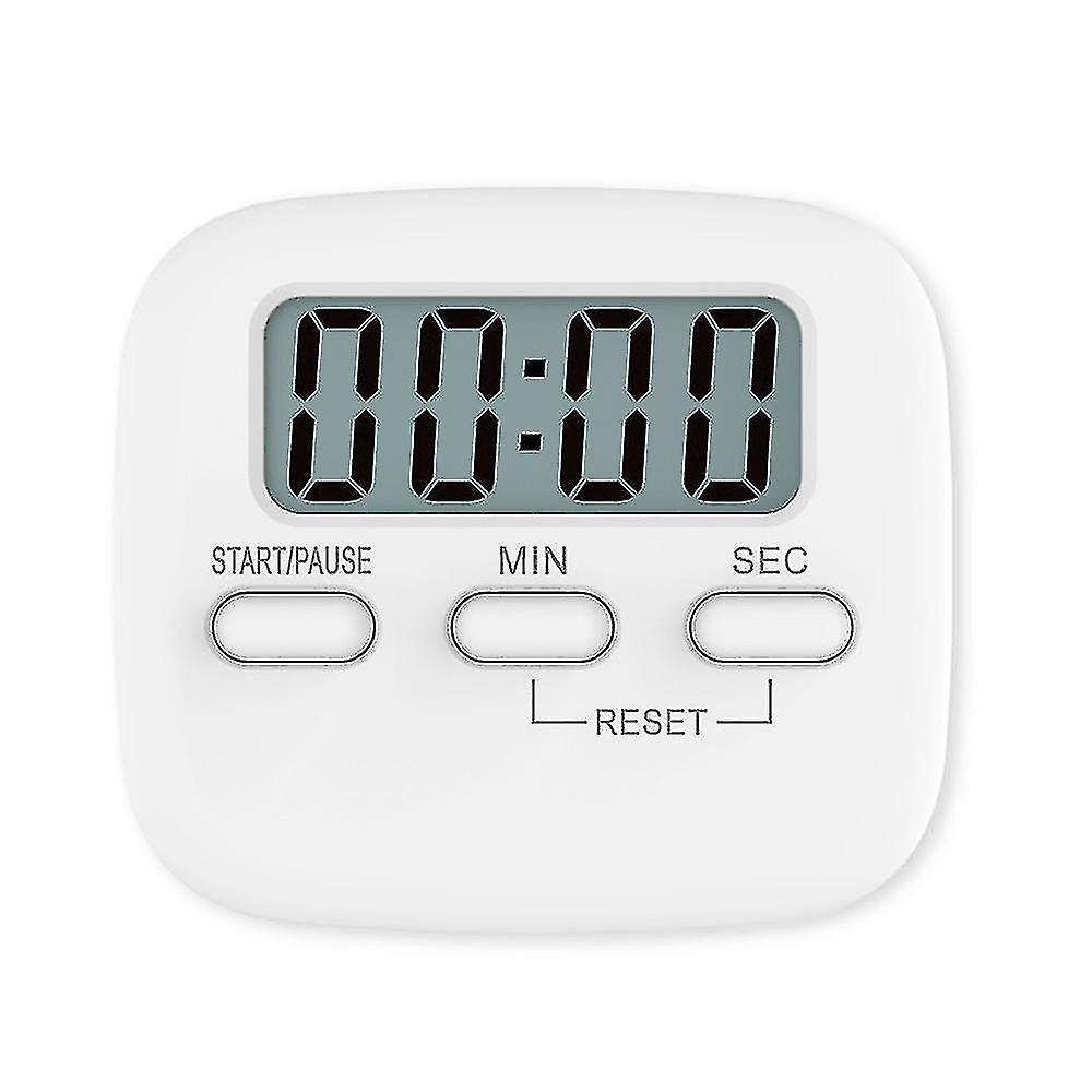 Minuteur de cuisine numérique multifonction, blanc
