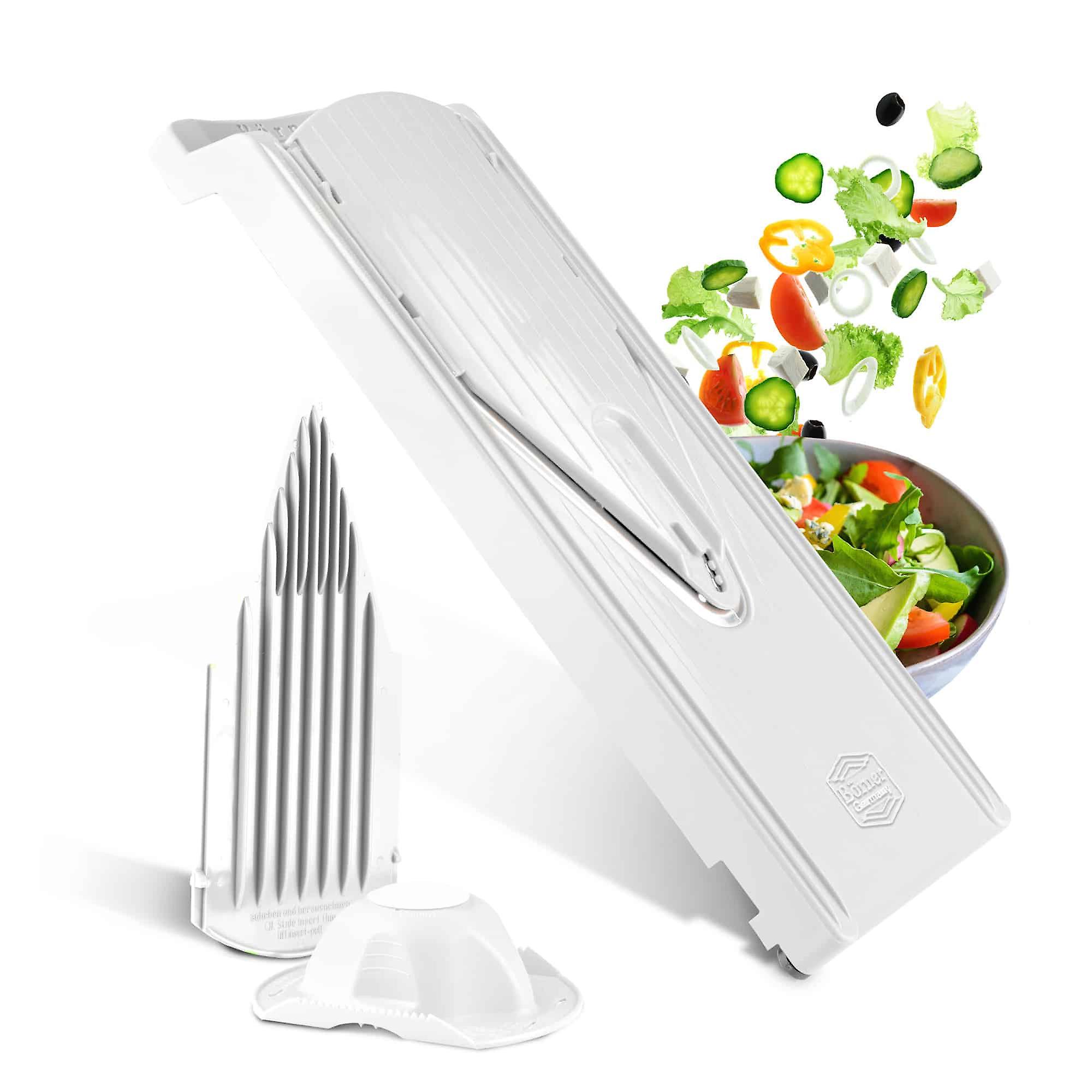 Börner V3 Planel Base Set Vegetale Planer Vegetale Fetta di cucina grattugia Vegetale grat vegano tagliatore di patate Bianco