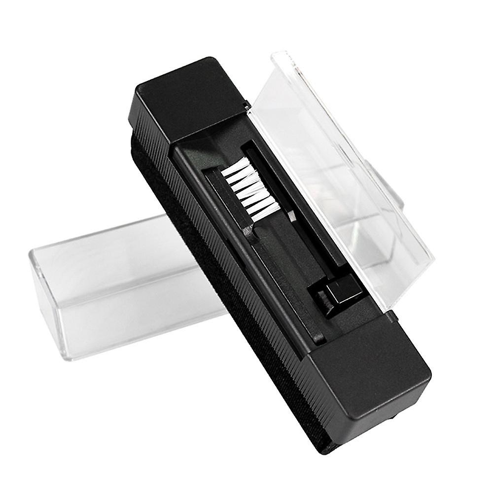 3in1 Vinyl Record Player Cleaning Kit with Velvet Brush Carbon Fiber Stylus Brush Universal