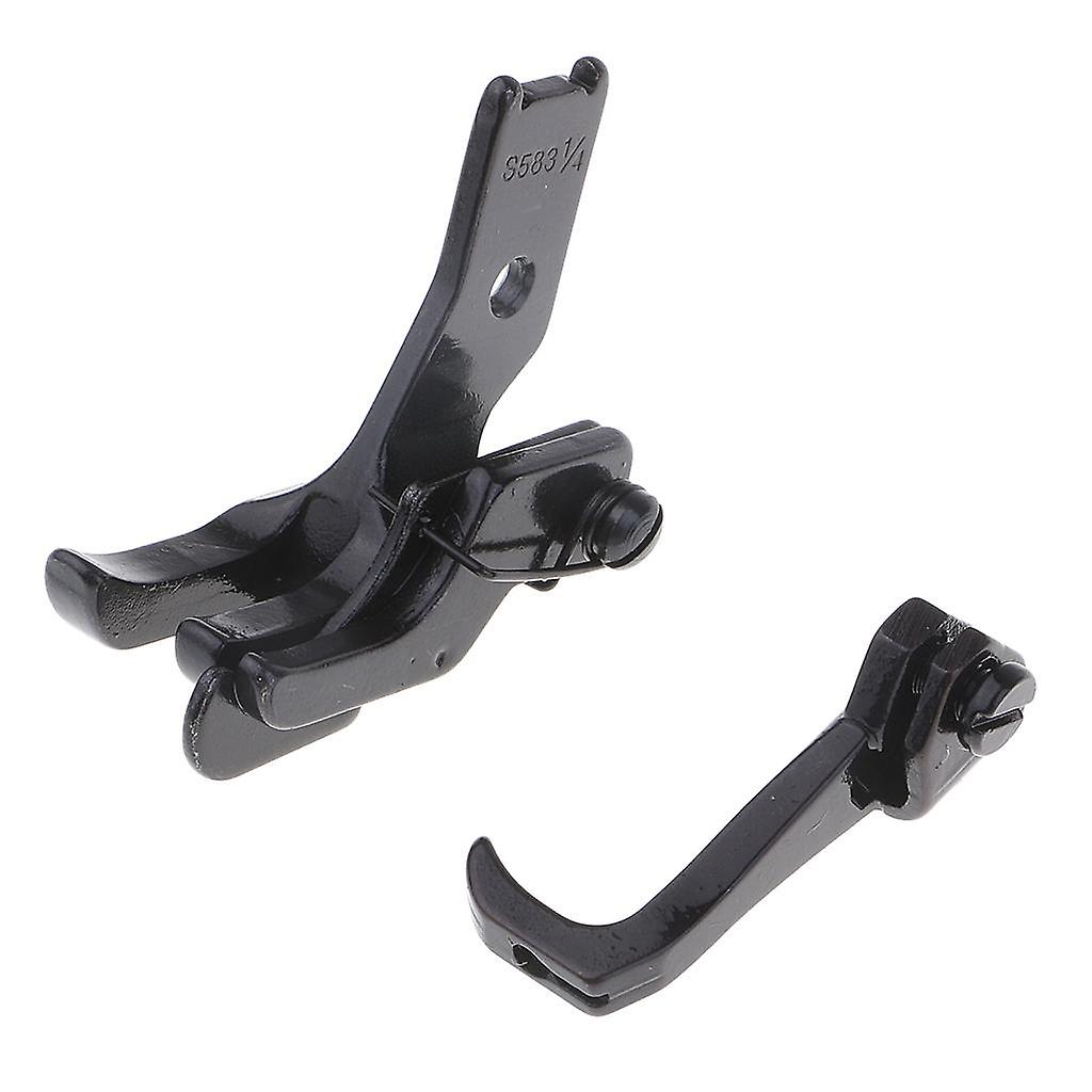 Industrial Sewing Machine Walking Foot Edge Guide Foot Set 6.4mm