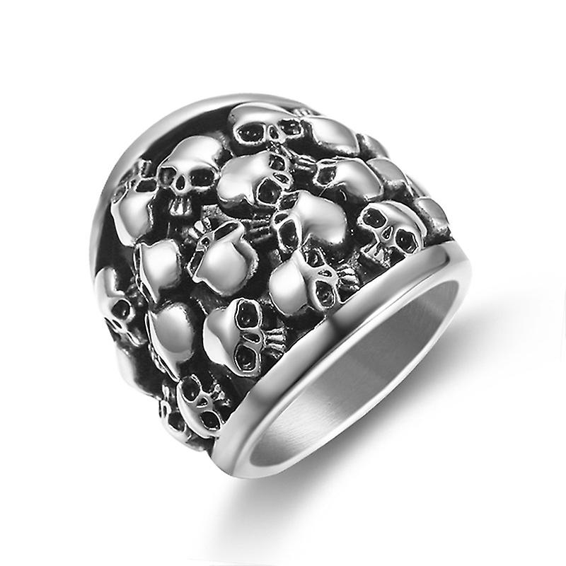 Skull Men's Ringpunk Titanium Ring