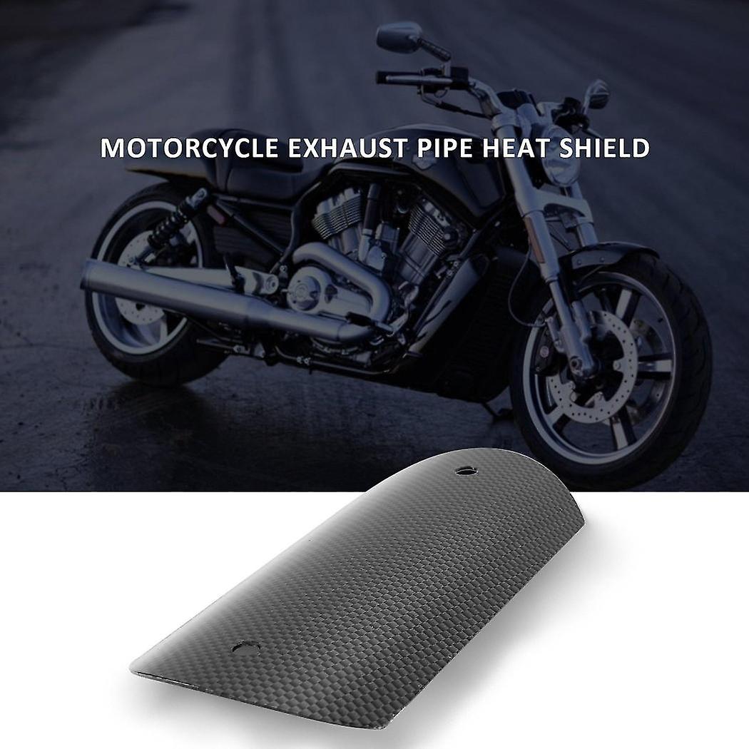 Universal Carbon Fiber Exhaust Heat Shield, Motorcycle, Motorcycle Muffler,  Muffler Pipe Heat Insul | Fruugo NL